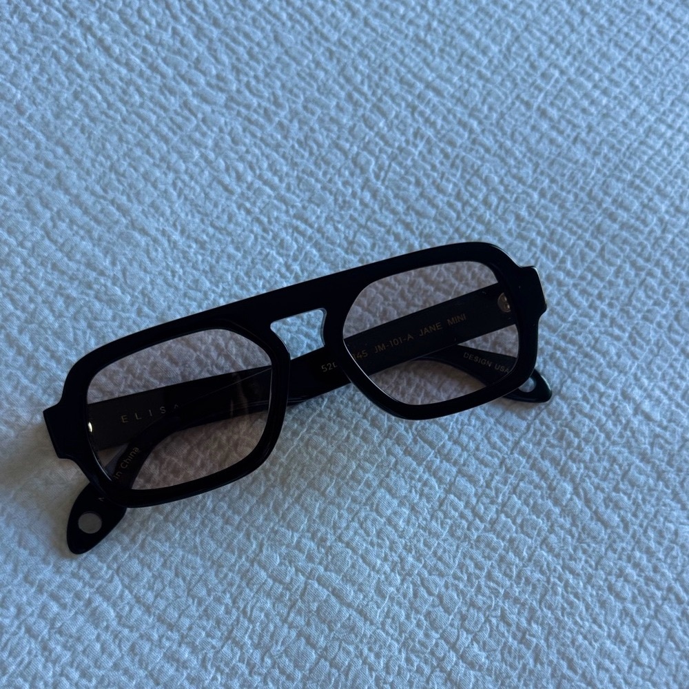 Elisa Johnson Jane mini gloss black  sunglasses, worn twice